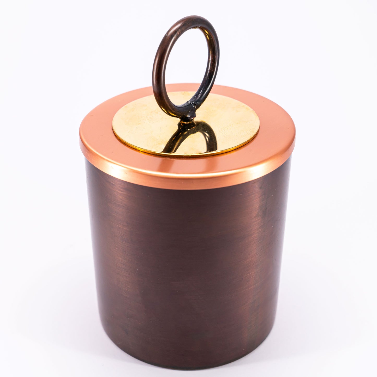TAMRA hand poured scented candle in handmade copper container