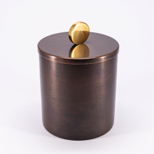 TAMRA hand poured scented candle in handmade copper container